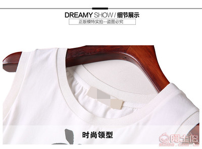 【廠家直銷大碼女裝胖mm加肥加大2017夏裝新款無袖卡通印花網紗拼接連衣裙女824】深圳市龍崗區韓風裳服裝廠 - 產品庫